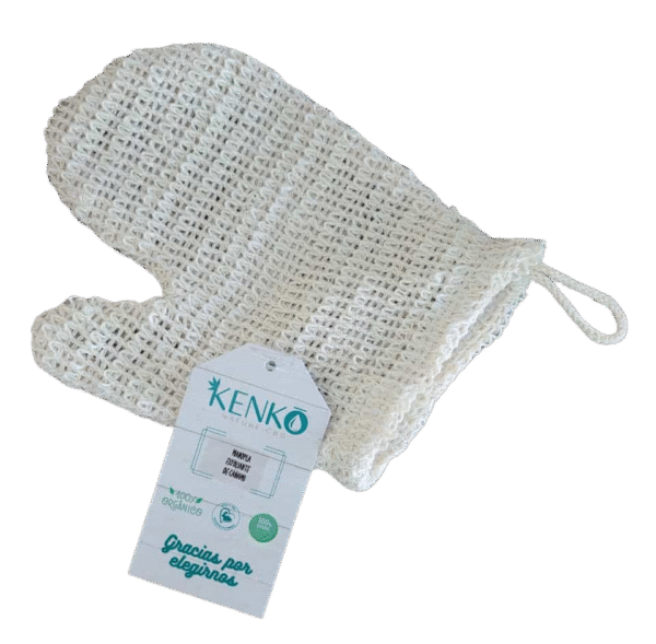 MANOPLA EXFOLIANTE DE CÁÑAMO